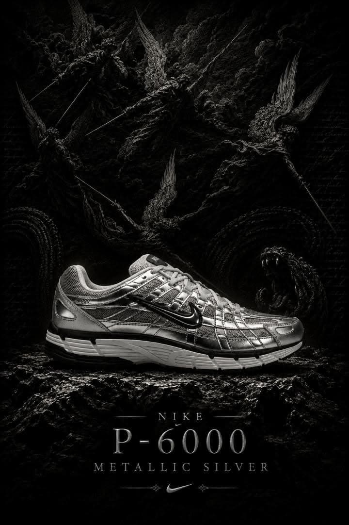 Nike P-6000 — Metallic Silver