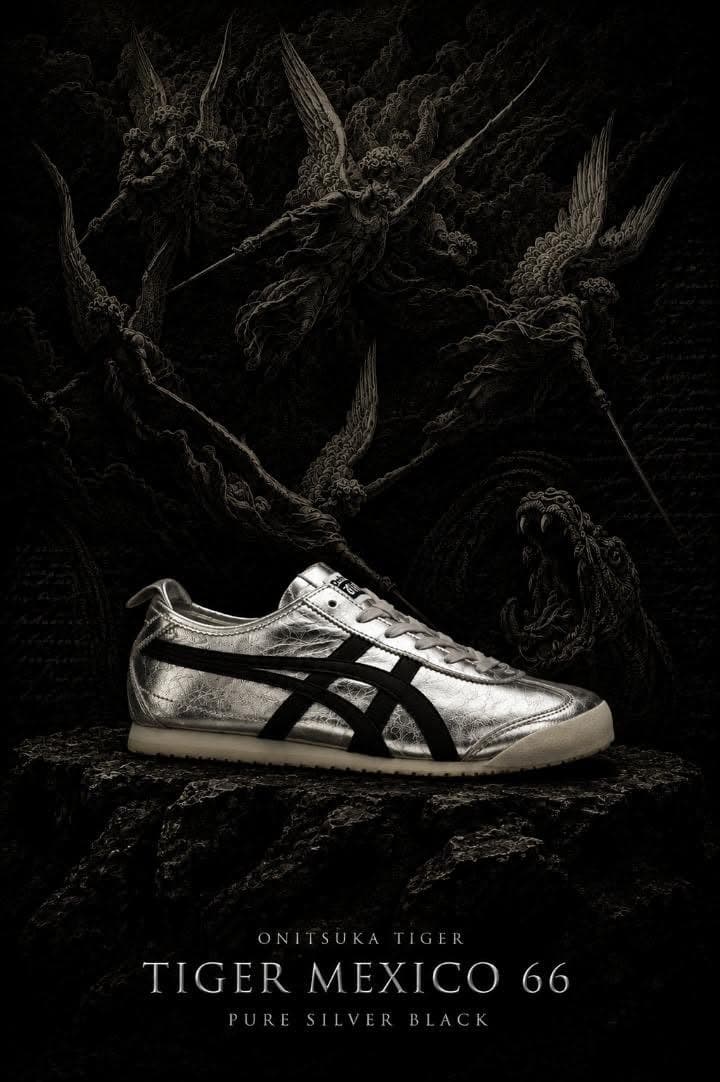 Onitsuka Tiger Mexico 66 — Pure Silver Black